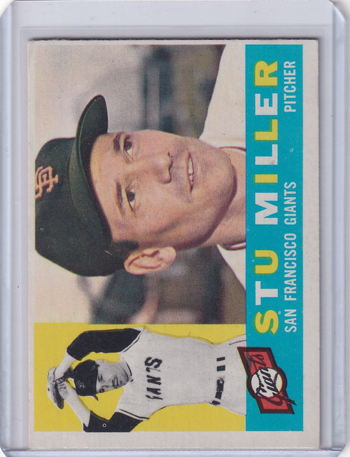 1960 Topps #378 Stu Miller - San Francisco Giants