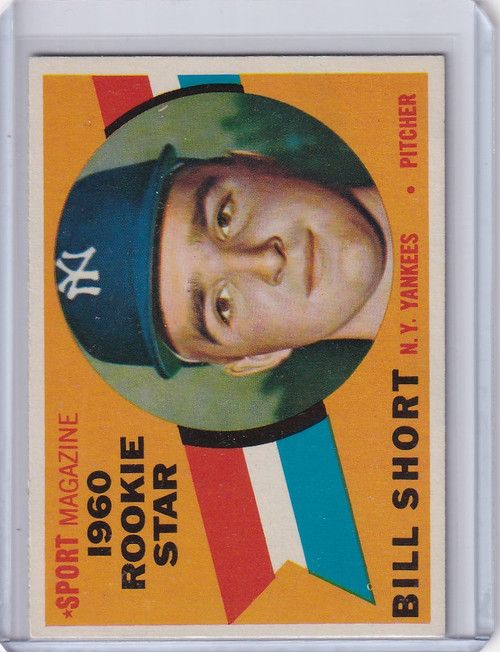 1960 Topps #142 Bill Short - New York Yankees RC