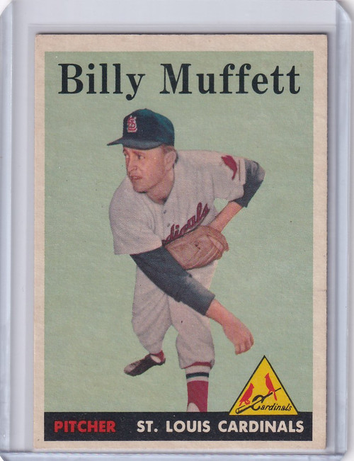 1958 Topps #143 Billy Muffett  - St. Louis Cardinals RC