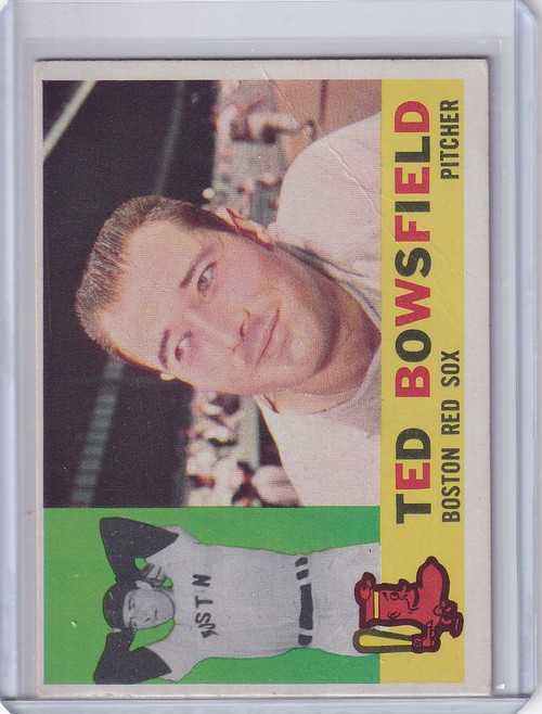 1960 Topps #382 Ted Bowsfield - Boston Red Sox
