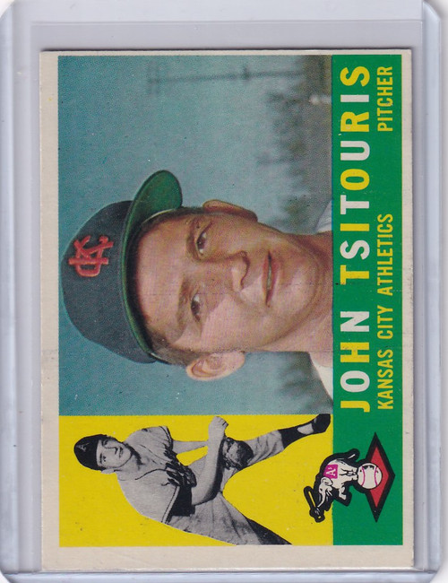 1960 Topps #497 John Tsitouris - Kansas City Athletics