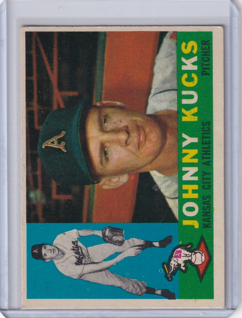 1960 Topps #177 Johnny Kucks - Kansas City Athletics