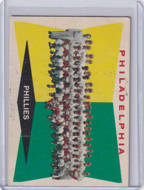 1960 Topps #302 Philadelphia Phillies Checklist (#353-429)