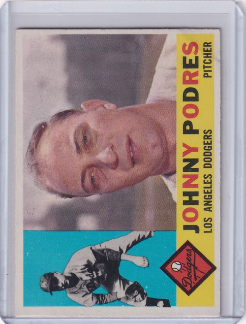 1960 Topps #425 Johnny Podres - Los Angeles Dodgers