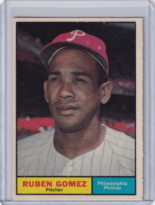 1961 Topps #377 Ruben Gomez - Philadelphia Phillies