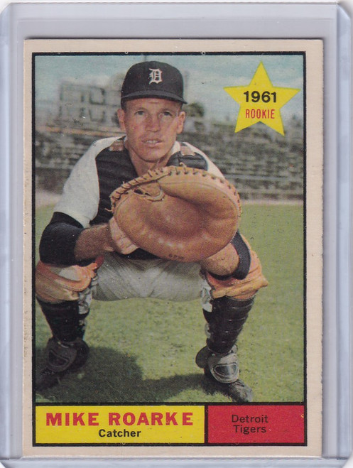 1961 Topps #376 Mike Roarke - Detroit Tigers RC