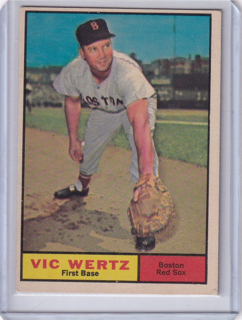 1961 Topps #340 Vic Wertz - Boston Red Sox