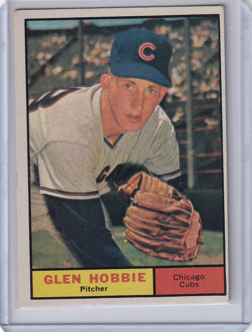 1961 Topps #264 Glen Hobbie - Chicago Cubs
