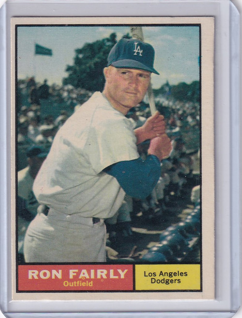 1961 Topps #492 Ron Fairly - Los Angeles Dodgers