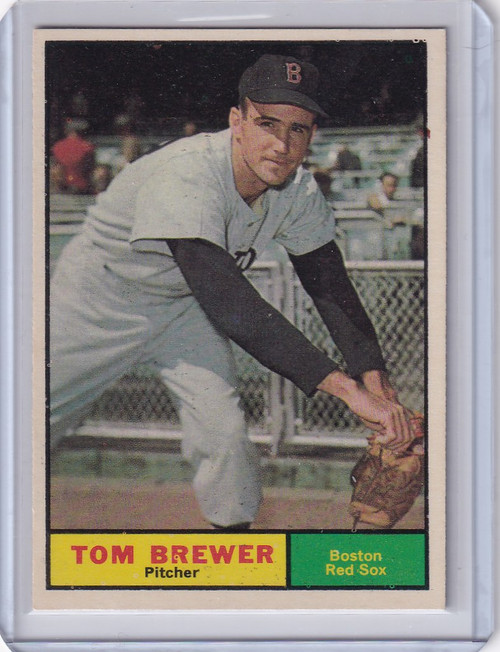 1961 Topps #434 Tom Brewer - Boston Red Sox