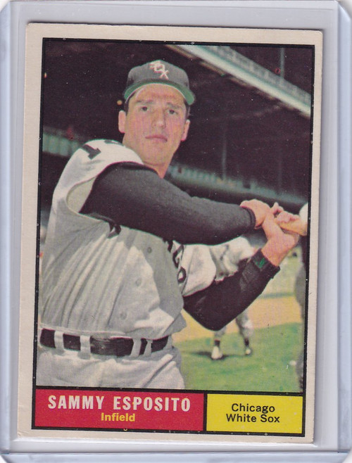 1961 Topps #323 Sammy Esposito - Chicago White Sox