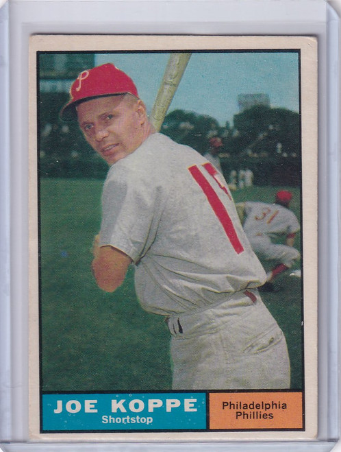 1961 Topps #179 Joe Koppe - Philadelphia Phillies