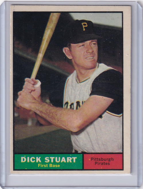 1961 Topps #126 Dick Stuart - Pittsburgh Pirates