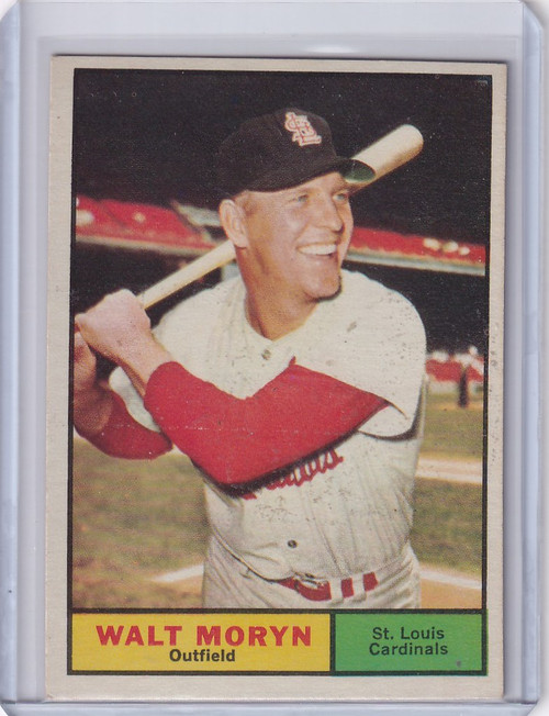 1961 Topps #91 Walt Moryn - St. Louis Cardinals