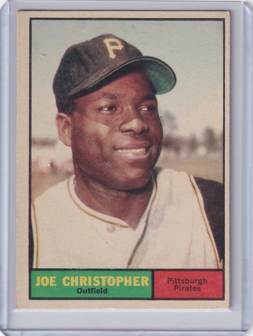 1961 Topps #82 Joe Christopher - Pittsburgh Pirates RC