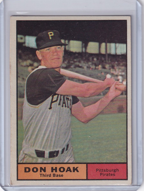 1961 Topps #230 Don Hoak - Pittsburgh Pirates