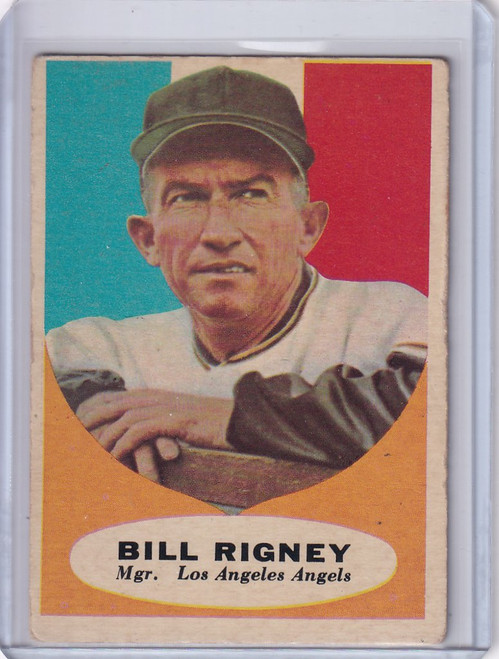 1961 Topps #225 Bill Rigney - Los Angeles Angels