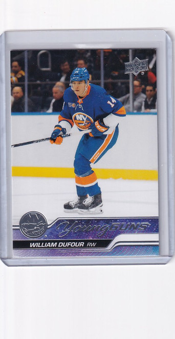 2023-24 Upper Deck Series 1 Young Guns #206 William Dufour - New York Islanders