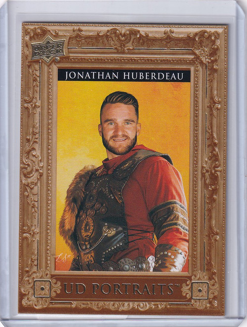 2023-24 Upper Deck Series 1 Portraits #P-23 Jonathan Huberdeau - Calgary Flames