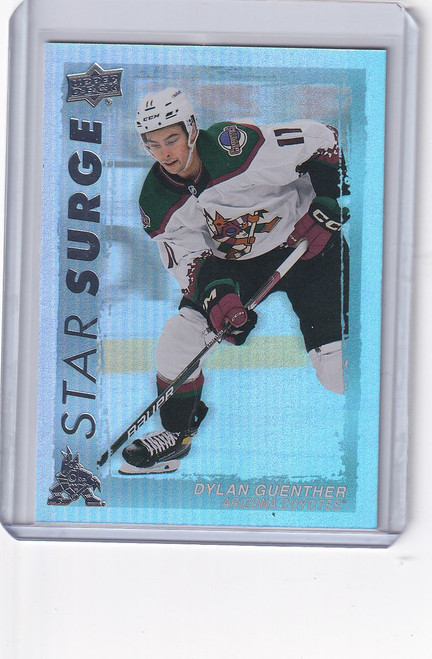 2023-24 Upper Deck Series 1 Star Surge #SS-28 Dylan Guenther - Arizona Coyotes
