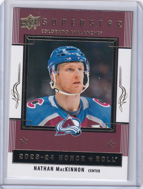 2023-24 Upper Deck Series 1 Honor Roll #HR-23 Nathan MacKinnon Colorado Avalanch