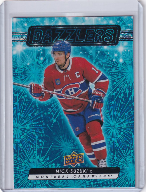 2023-24 Upper Deck Series 1 Dazzlers #DZ-17 Nick Suzuki - Montreal Canadiens