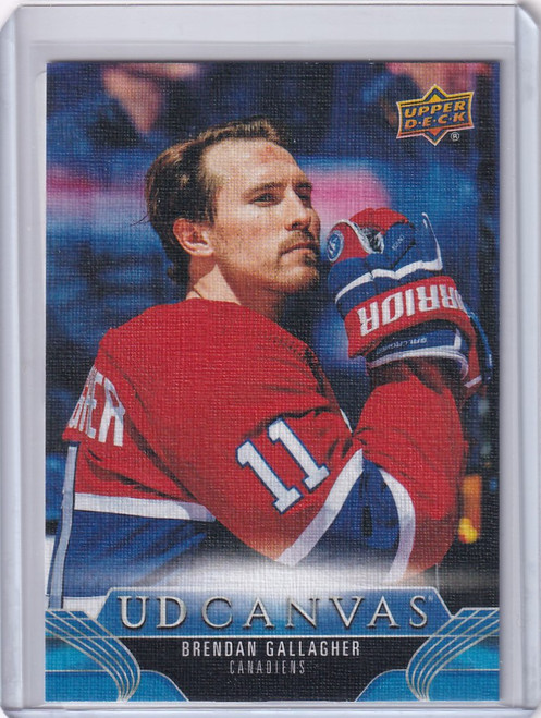 2023-24 Upper Deck Series 1 Canvas #C43 Brendan Gallagher - Montreal Canadiens