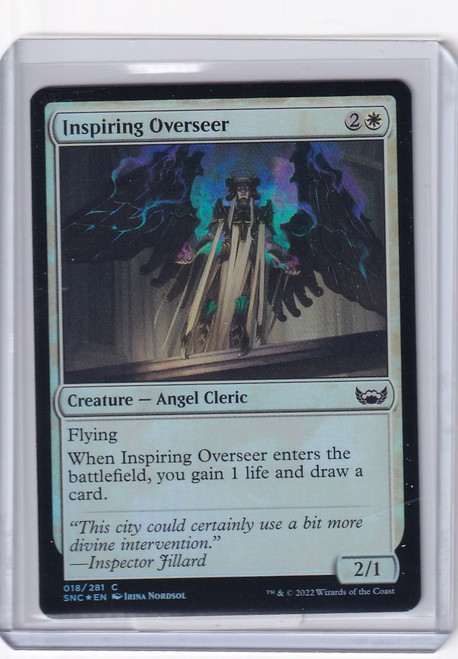 Magic Streets of New Capenna Inspiring Overseer 18 Foil