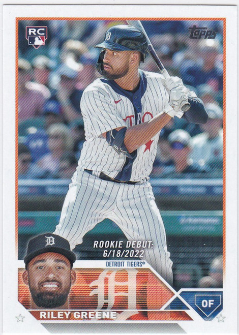 2023 Topps #US298 Riley Greene RC Detroit Tigers