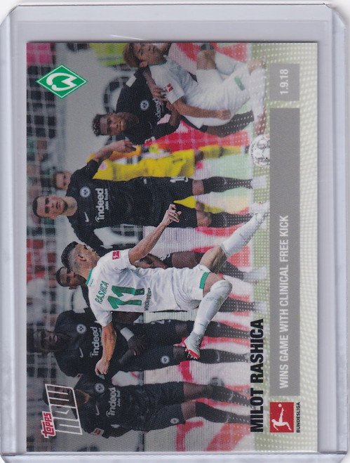 2018 TOPPS NOW BUNDESLIGA #6 MILOT RASHICA SV WERDER BREMEN