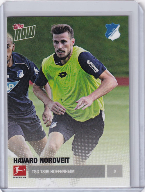 2018 TOPPS NOW KICKOFF #KO-93 HAVARD NORDVEIT TSG 1899 HOFFENHEIM