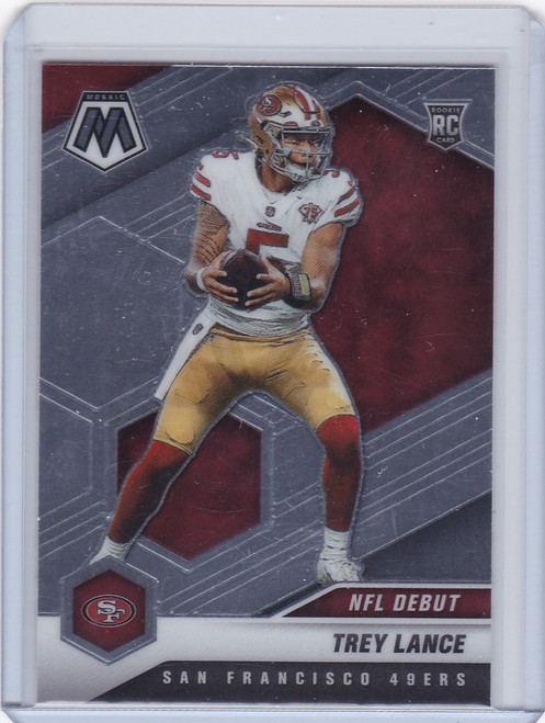 2021 Mosaic #244 Trey Lance Rookie RC San Francisco 49ers