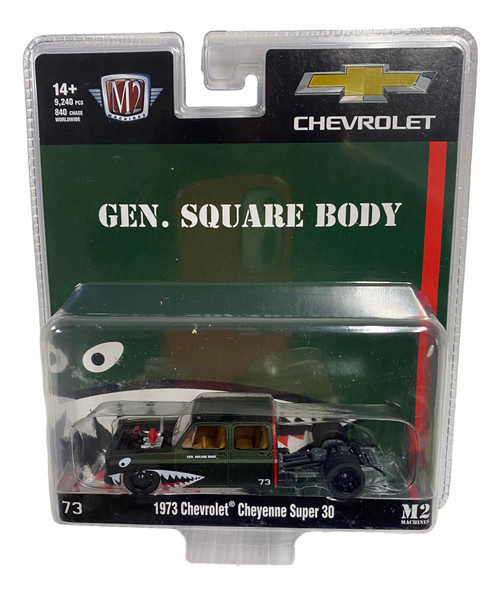 M2 Machines 1:64 Gen Square Body 1973 Chevrolet Cheyenne Super 30 Release HS01