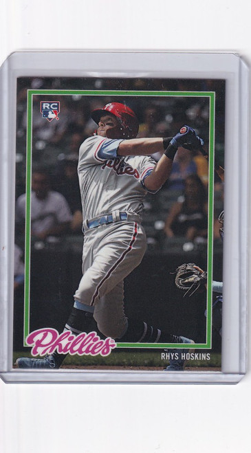 2018 Topps On Demand 1978 #24 Rhys Hoskins Philadelphia Phillies