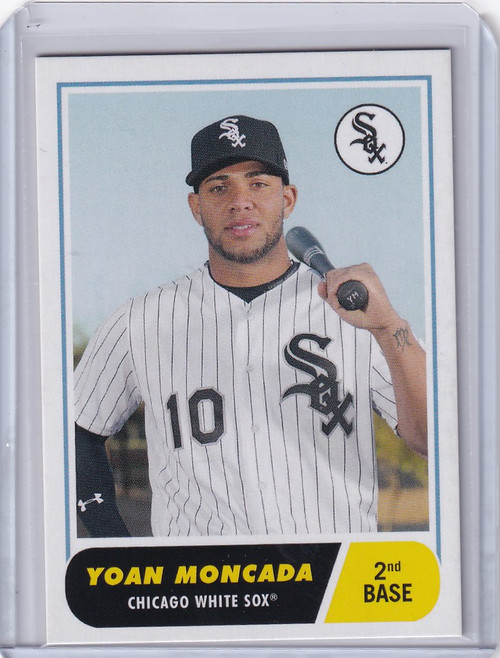 2018 Topps TBT 1968 Football Design #5 Yoan Moncada Chicago White Sox