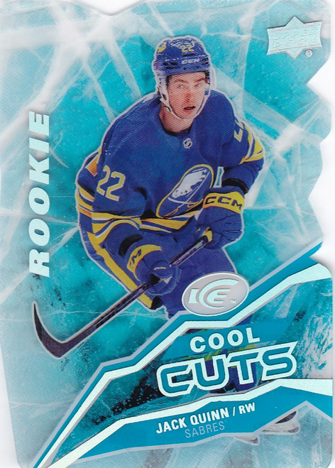 2022-23 Upper Deck Ice #CC-23 Cool Cuts Jack Quinn Rookie Buffalo Sabres