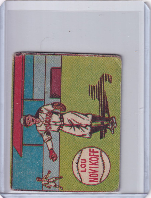 1943 R302-01 M.P. & Co Lou Novikoff Chicago Cubs