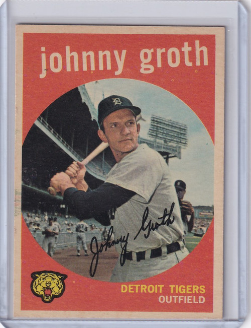 1959 Topps Baseball #164 Johnny Groth - Detroit Tigers