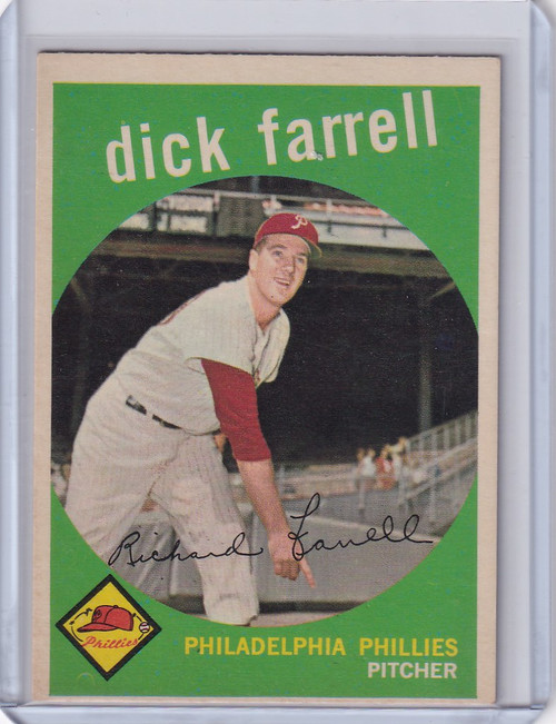 1959 Topps Baseball #175 Dick Farrell - Philadelphia Phillies