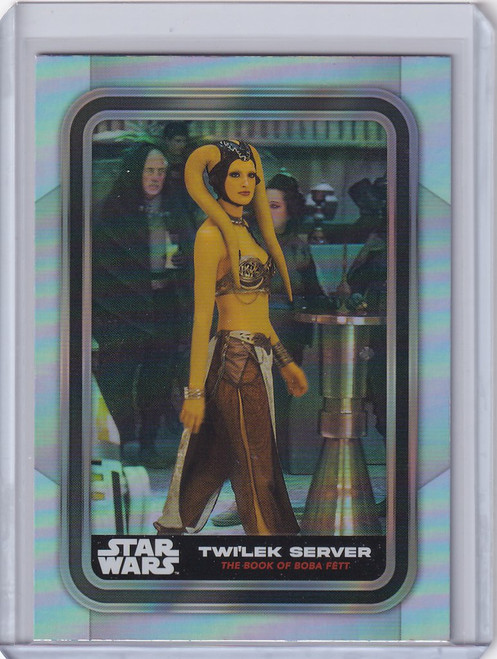 2023 Topps Star Wars Flagship Rainbow Foil #51 Twi’lek Server