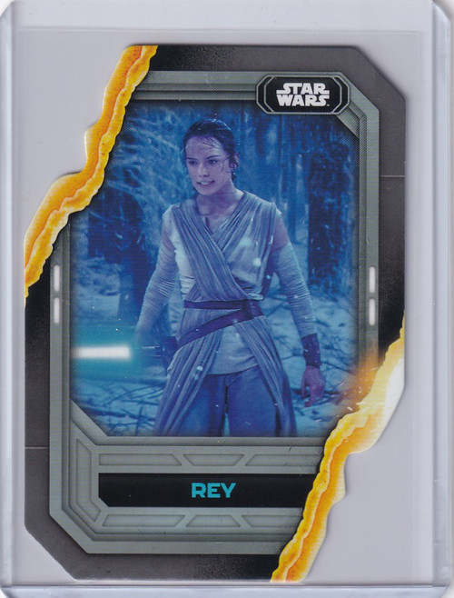 2023 Topps Star Wars Flagship Lightsaber Stylings Die-Cut #LS-5 Rey