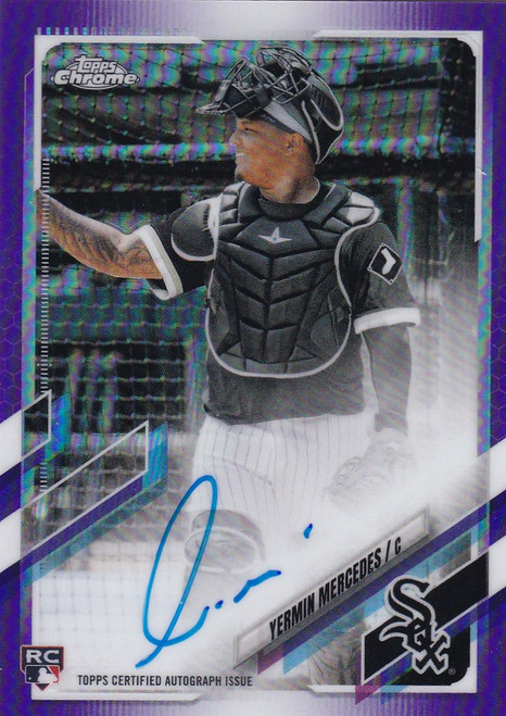 2021 Toppa Chrome #RA-YM Yermin Mercedes RC Auto 45/250 Chicago White Sox