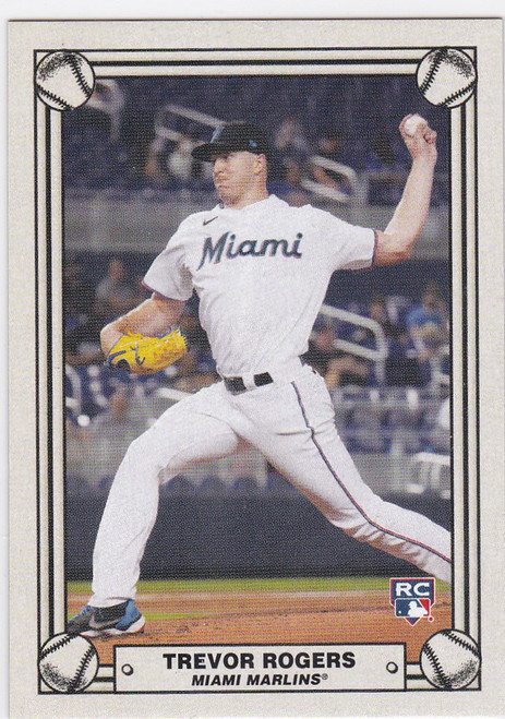 2021 Topps 582 Montgomery Club Set 3 #7  Trevor Rogers RC Rookie Miami Marlins