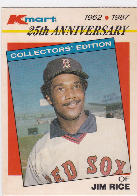 1987 Topps Kmart Baseball Card #18 Jim Rice Boston Red sox