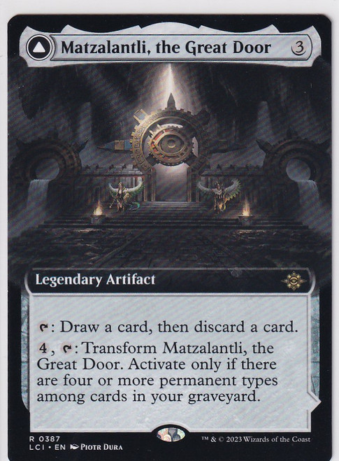 Magic Lost Caverns of Ixalan Matzalantli, the Great Door (Extended Art) #387