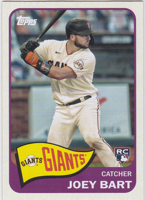 2021 Topps Archives #T65-43 Joey Bart RC San Francisco Giants