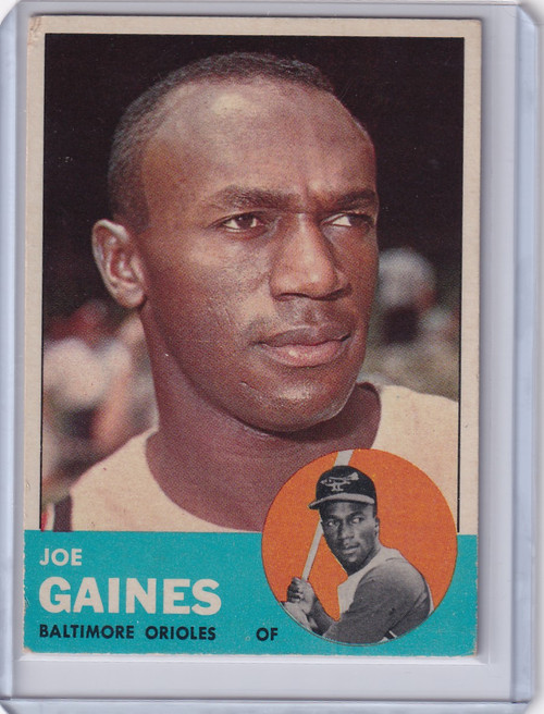 1963 Topps 319 Joe Gaines - Baltimore Orioles