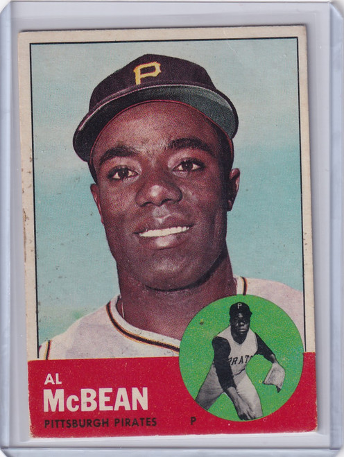 1963 Topps 387 Al McBean - Pittsburgh Pirates