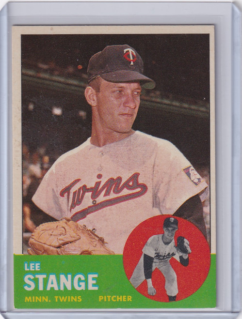 1963 Topps 246 Lee Stange - Minnesota Twins
