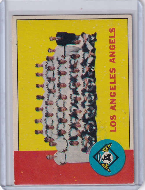 1963 Topps 39 Los Angeles Angels Team